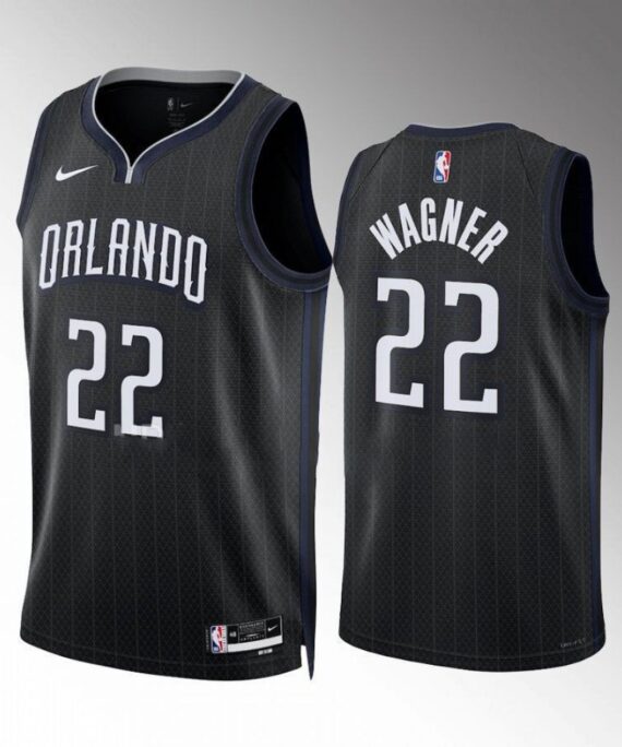 Franz Wagner Basketball Jersey #22 Orlando Magic 2022-23 City Edition Black