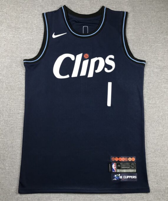 James Harden Basketball Jersey #1 Los Angeles Clippers 2024 City Edition