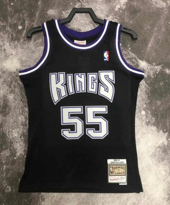 Jason Williams Basketball Jersey #55 Sacramento Kings 2001 Classic Edition