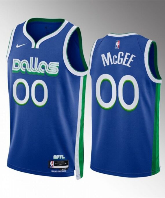 Javale McGee Basketball Jersey #00 Dallas Mavericks 2023 City Edition