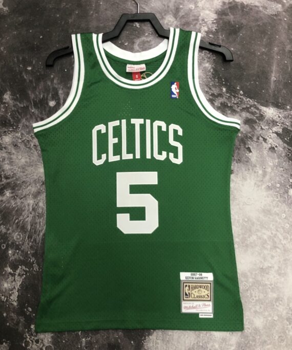 Kevin Garnett Basketball Jersey #5 Boston Celtics 2008 Classic Edition Green