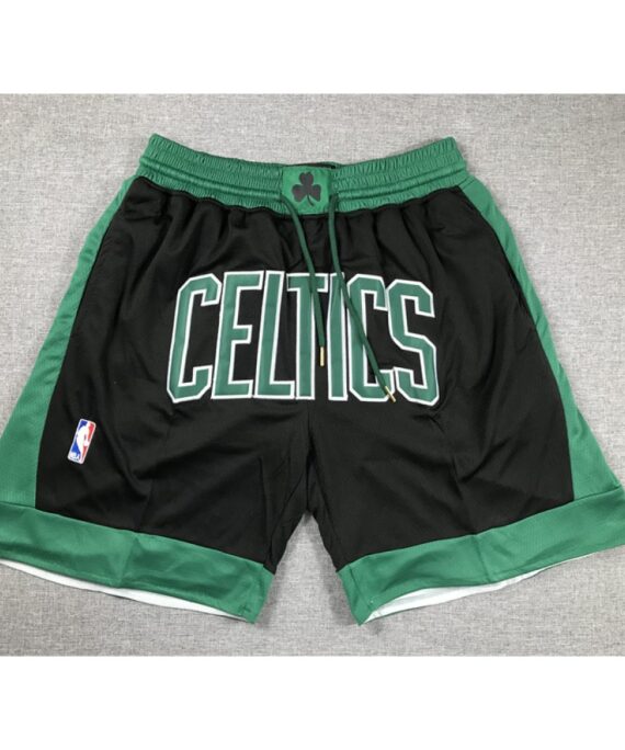 Boston Celtics Pocket Shorts Black
