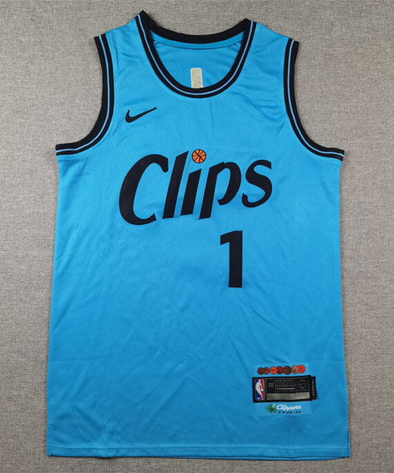 James Harden Basketball #1 Jersey Clippers The City 2025