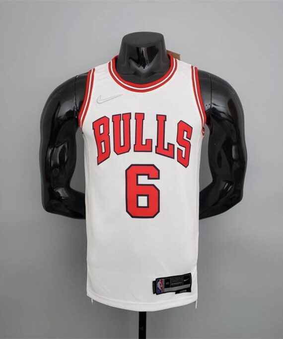 Alex Caruso Basketball Jersey #6 Chicago Bulls 75th Anniversary Edition White