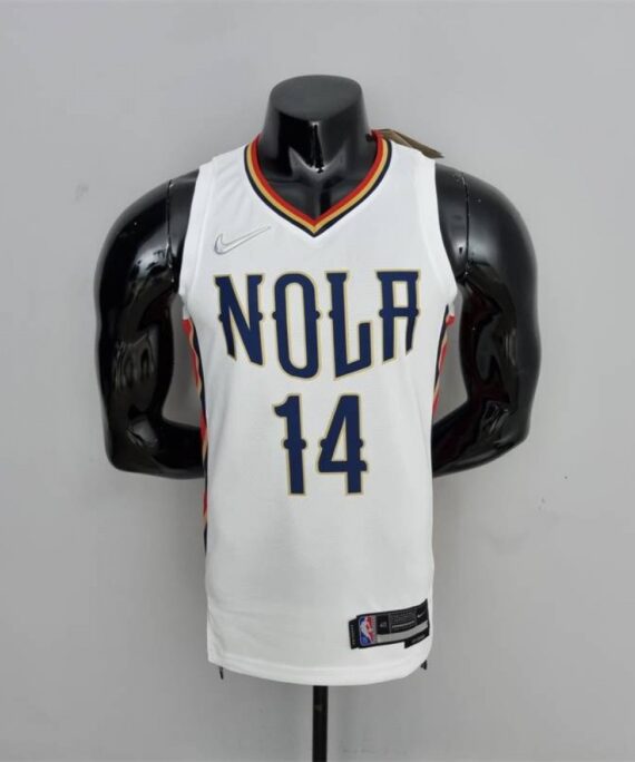 Brandon Ingram Basketball Jersey #14 New Orleans Pelicans City Edition 2022 White