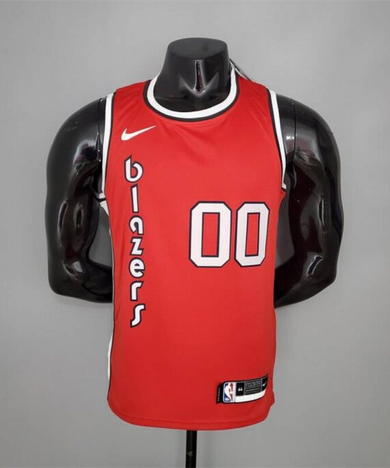 Carmelo Anthony Basketball Jersey #00 Portland Trailblazers Classic Edition Red