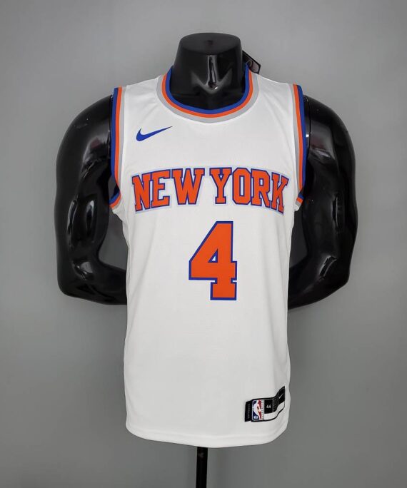 Derrick Rose Basketball Jersey #4 New York Knicks 2021 White