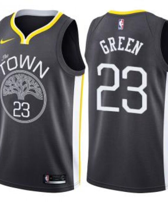 Draymond Green Basketball #23 Jersey Golden State Warriors 18/19 Black Statement Edition