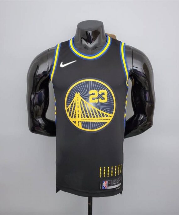 Draymond Green Basketball Jersey #23 Golden State Warriors 2022 75th Anniversary Edition City Edition Black