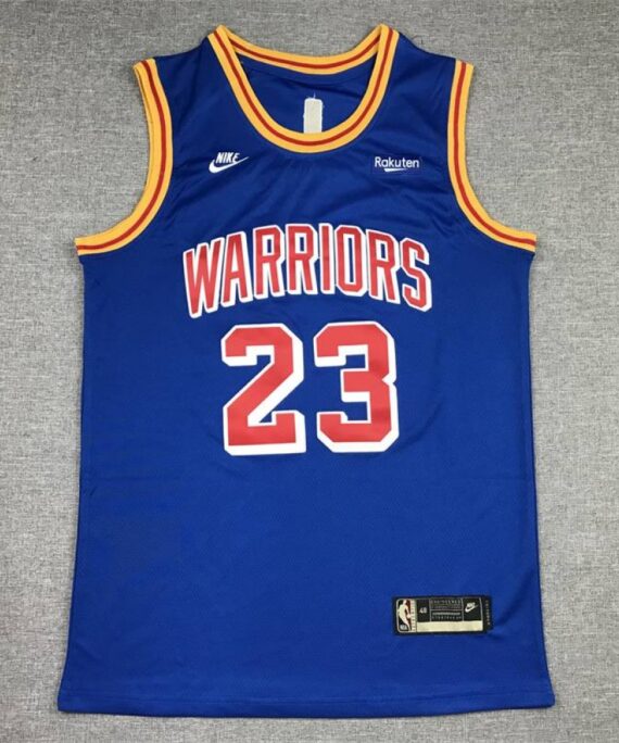 Draymond Green Basketball Jersey #23 Golden State Warriors 75th Anniversary Edition Blue