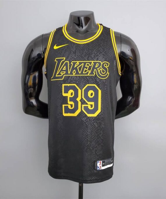 Dwight Howard Basketball Jersey #39 Los Angeles Lakers City Edition Black