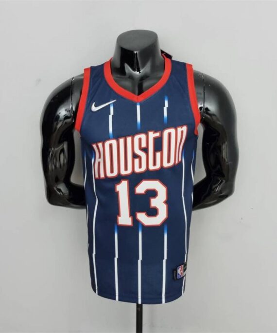 James Harden Basketball Jersey #13 Houston Rockets 2022 City Edition Dark Blue