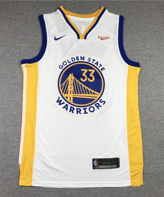 James Wiseman Basketball Jersey #33 Golden State Warriors 2021 White