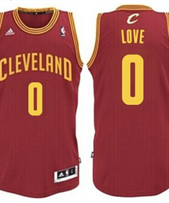 Kevin Love Basketball Jersey #0 Cleveland Cavaliers Red