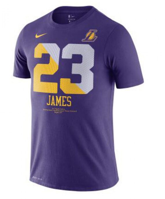 LeBron James Basketball #23 Jersey Los Angeles Lakers Purple