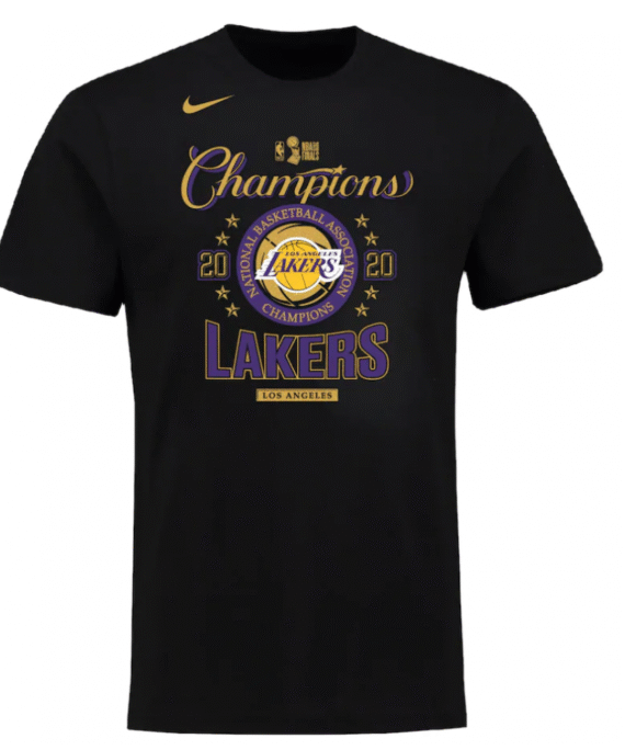 Jersey Los Angeles Lakers NBA Champions Locker Room Black