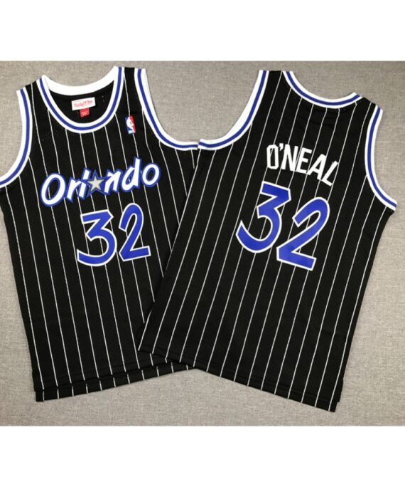 Shaquille O'Neal Basketball #32 Jersey Orlando Magic Classic Edition Black Child