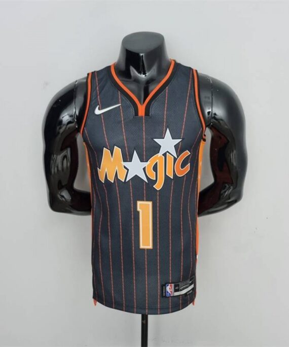 Tracy McGrady Basketball Jersey #1 Orlando Magic 2022 City Edition Black