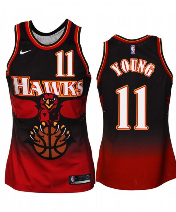 Trae Young Basketball Jersey #11 Atlanta Hawks 2019/20 Red Classic Edition