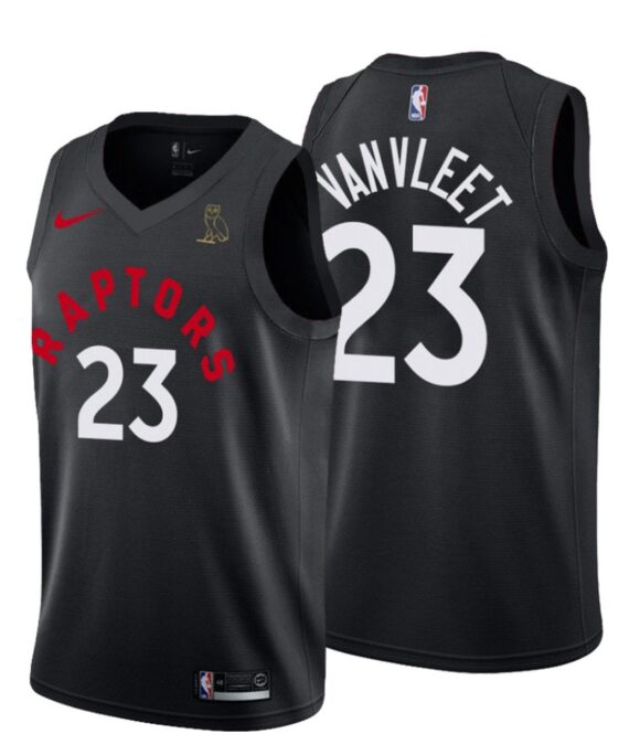 Fred VanVleet Basketball #23 Jersey Toronto Raptors 19/20 Black