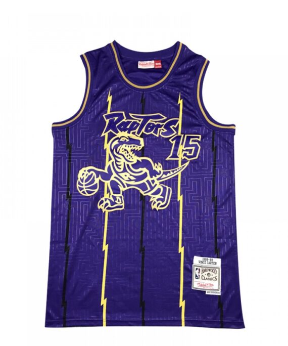 Vince Carter Basketball #15 Jersey Toronto Raptors Purple Mouse Limited Edition