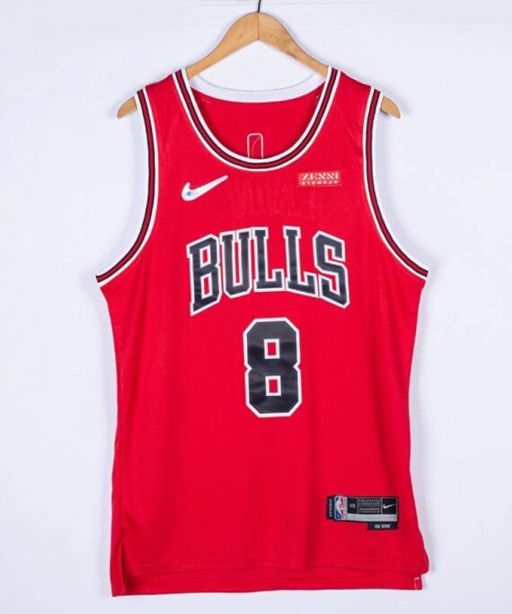 Zach LaVine Basketball Jersey #8 Chicago Bulls Red