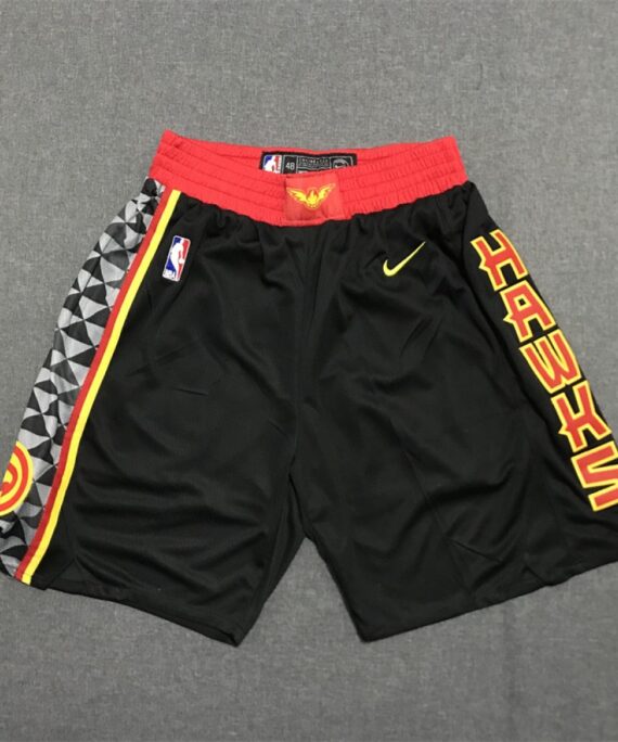 Atlanta Hawks Black Shorts