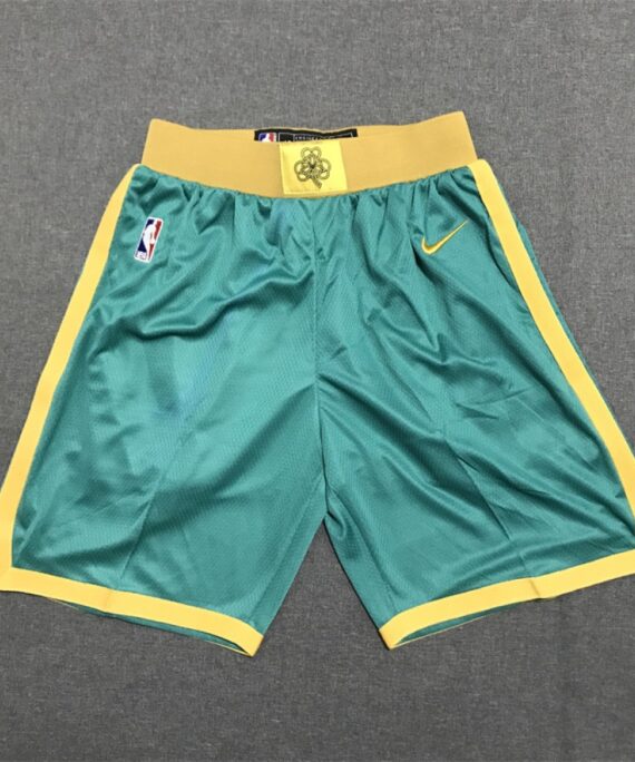 Boston Celtics 2019/20 City Edition Light Green Shorts