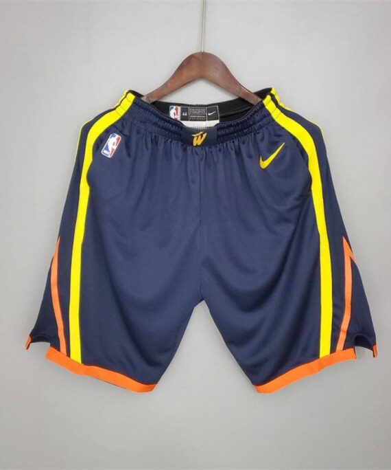 Golden State Warriors Black Pocket Shorts