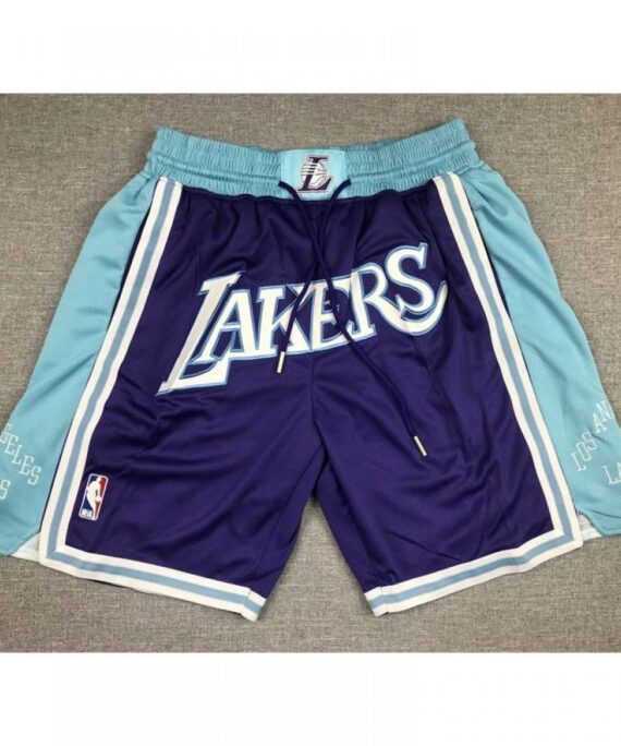Los Angeles Lakers 2022 Classic Edition Purple/Blue Pocket Shorts
