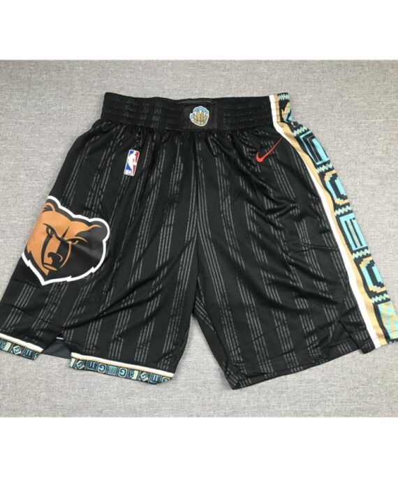 Memphis Grizzlies 2021 Black City Edition Shorts