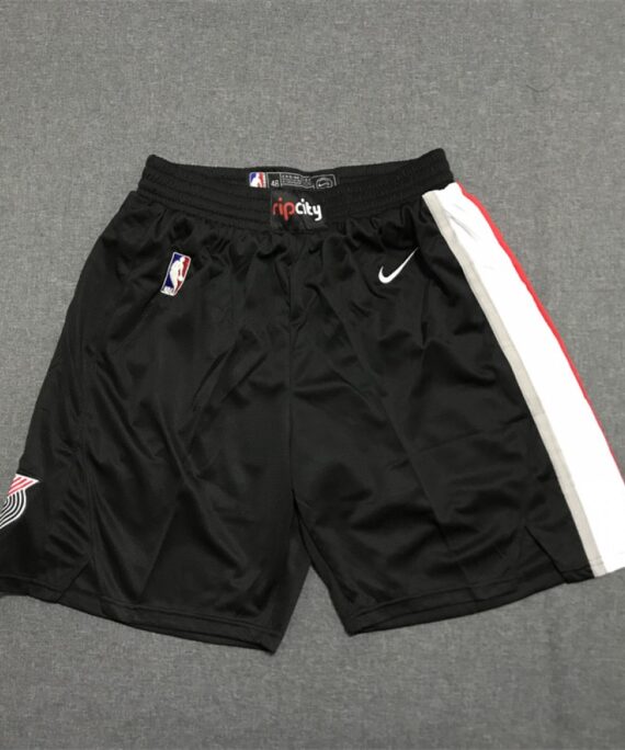 Portland Trail Blazers Black Shorts