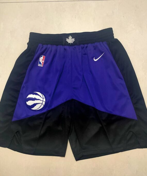 Shorts Toronto Raptors Earned Edition Purple/Black