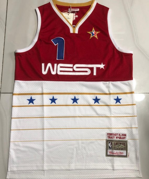 (Alta Calidad) Tracy McGrady Basketball Jersey #1 All-Star 2006