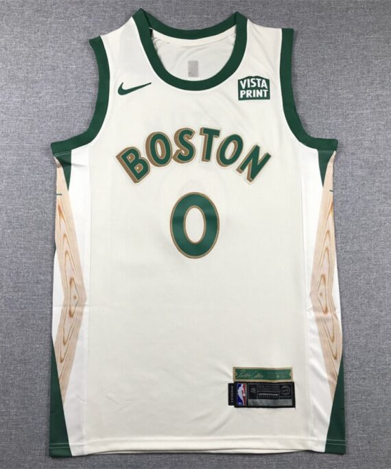 Jayson Tatum Basketball Jersey #0 Boston Celtics 2024 City Edition