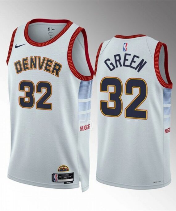 Jeff Green Basketball Jersey #32 Denver Nuggets 2023 City Edition