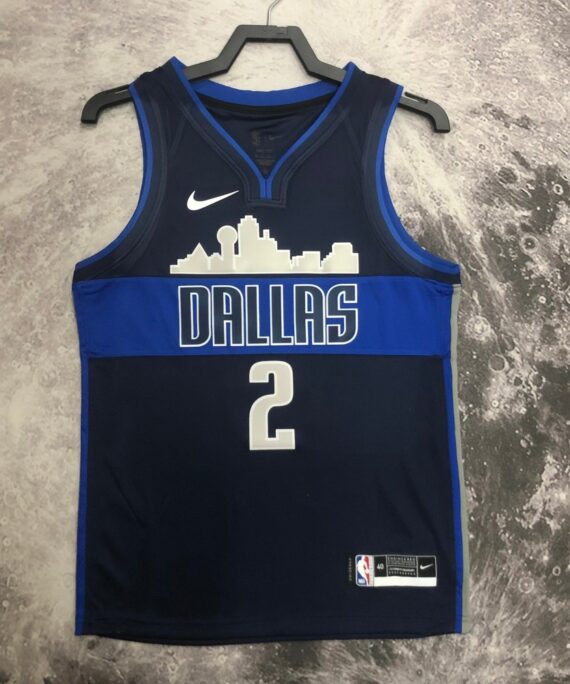 Kyrie Irving Basketball Jersey #2 Dallas Mavericks Black/Blue
