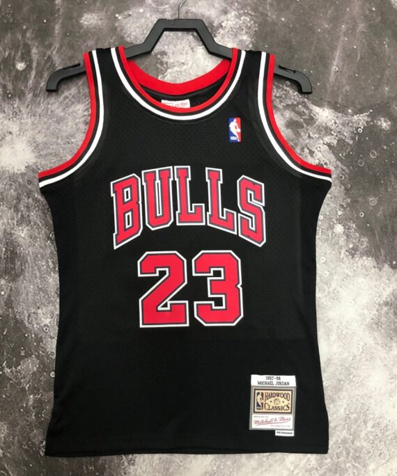 Michael Jordan Basketball Jersey #23 Chicago Bulls 1998 Black