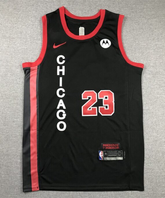 Michael Jordan Basketball Jersey #23 Chicago Bulls 2024 Black City Edition