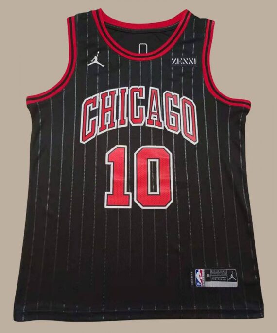 DeMar DeRozan Basketball Jersey #10 Chicago Bulls Jordan Edition Black