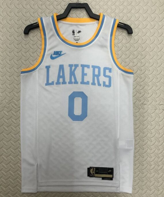 Russell Westbrook Basketball Jersey#0 Los Angeles Lakers 2023 White