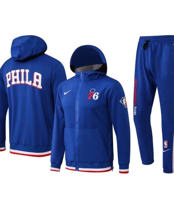 Tracksuit Philadelphia 76ers With Hood 22/23 Blue