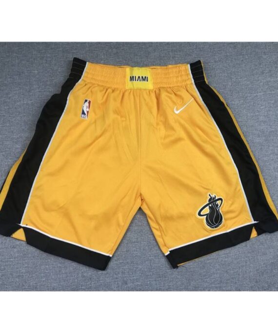 Shorts Miami Heat Yellow Earned Edition