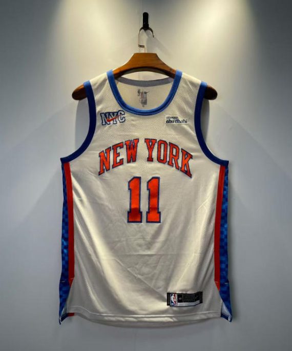 Jalen Brunson Basketball Jersey #11 New York Knicks 2026 Beige City Edition Player